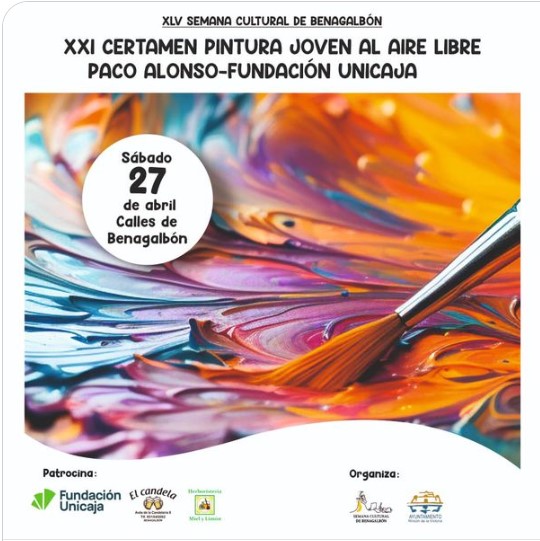 XXI Certamen de Pintura Joven al Aire Libre Paco Alonso-Fundación Unicaja - Sábado 27 de abril 