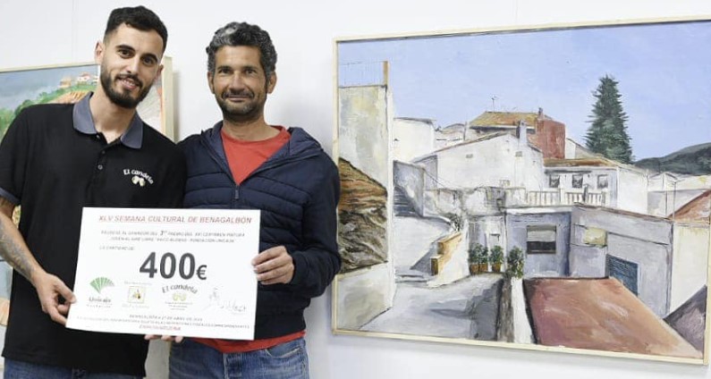 Entrega del 3º premio de 400 € a Álvaro Manen Ranex 