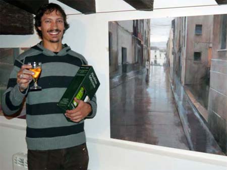 Daniel Parra gana el I Certamen de Pintura Rápida al Aire Libre de Alcublas