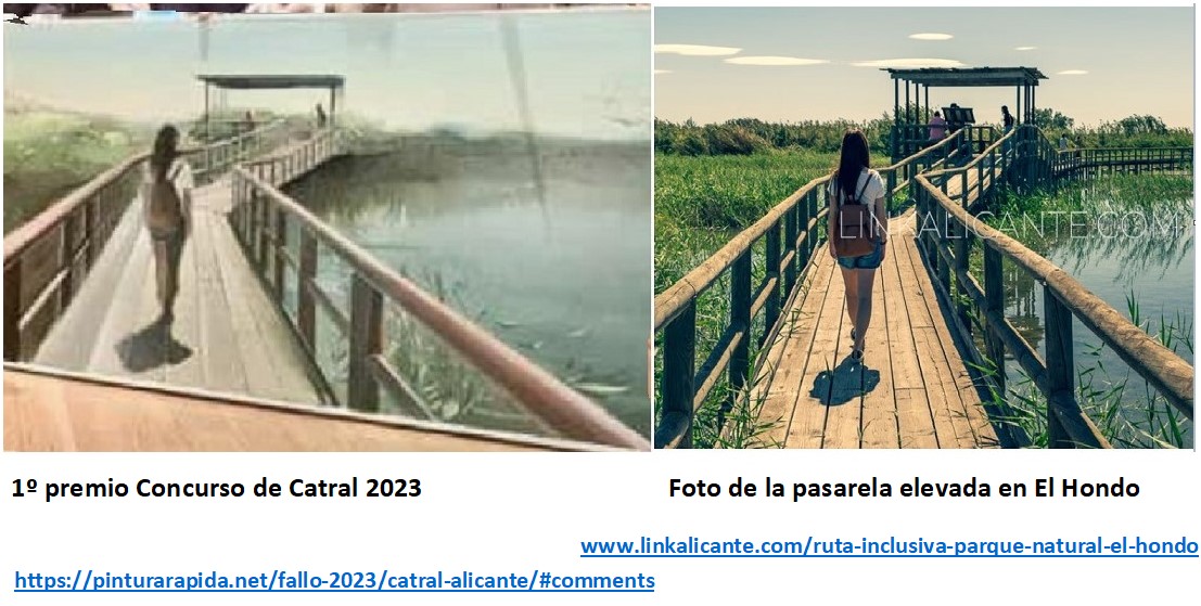 Pulsa para ampliar 1º premio de Catral 2023 y FOTO con derechos de autor del Parque Natural de El Hondo y NINGUNA DIFERENCIA ENTRE AMBOS