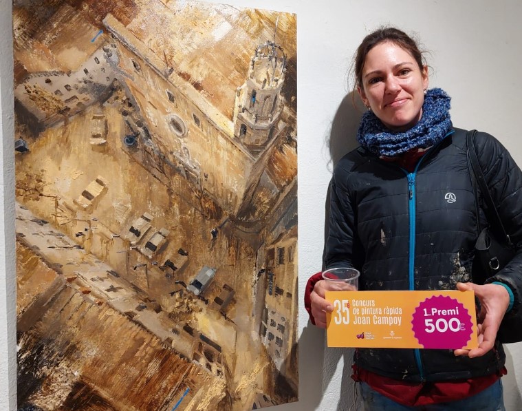 Pulsa para ampliar Entrega del 1º premio a Aida Mauri Crusat