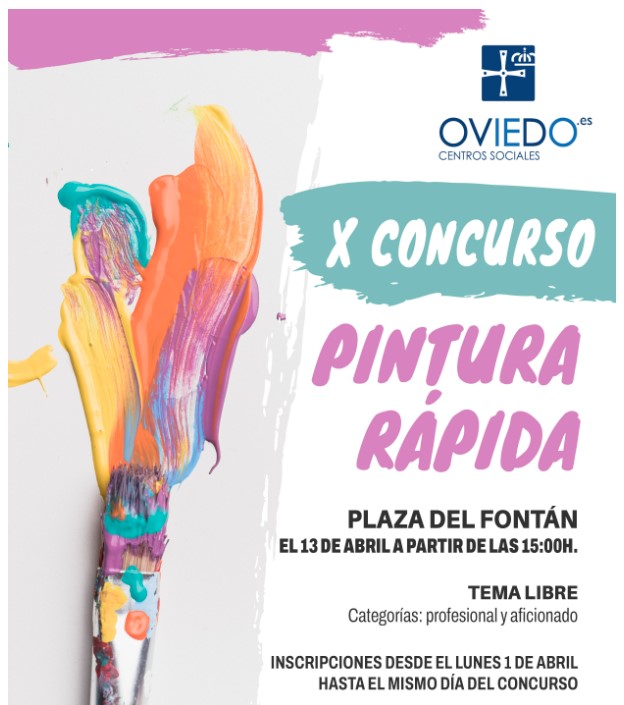 X Concurso de Pintura Rápida Ciudad de Oviedo - Plaza del Fontán