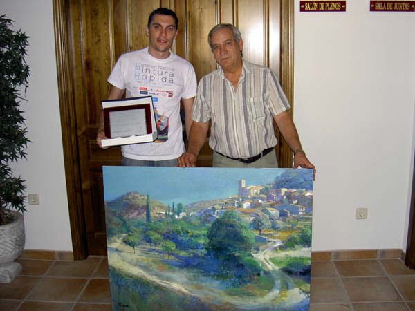 Entrega 2º premio de la Diputación Provincial: Angel Raposo González