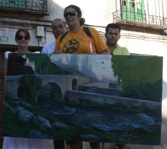 Entrega del 3º premio a Irene Cuadrado Hernández