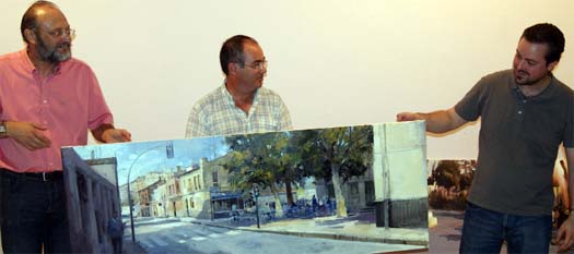 Entrega del 1º premio  Ayuntamiento de Godella a Julio García Iglesias