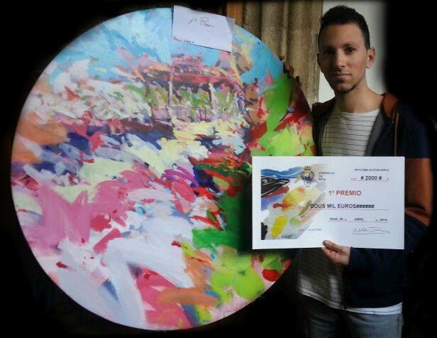 Samuel Armas ha resultado ganador del primer premio del  VII Concurso de Pintura al aire libre Sesé
