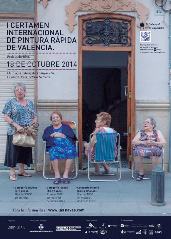 I Certamen Internacional de Pintura Rápida de Valencia celebrado el sábado 18 de octubre de 2014