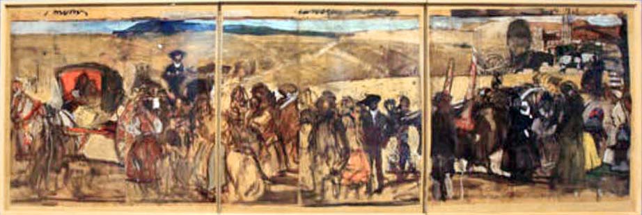 Boceto de la exposición =Sorolla íntimo. Bocetos de Visión de España=