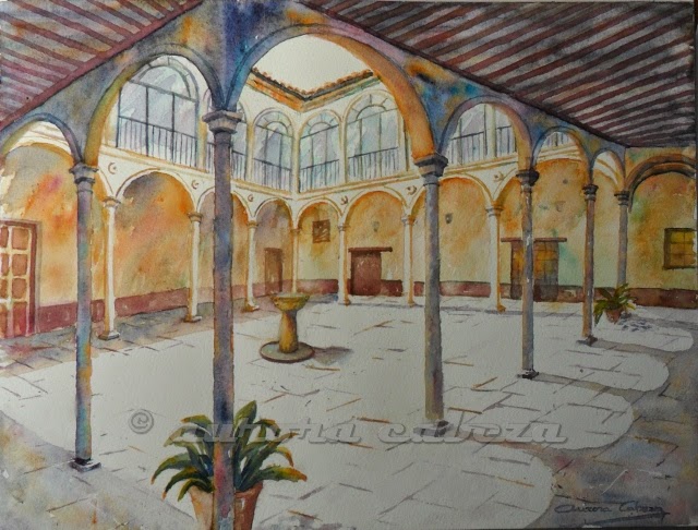 Patio del Museo Arqueológico de Úbeda de Aurora Cabeza