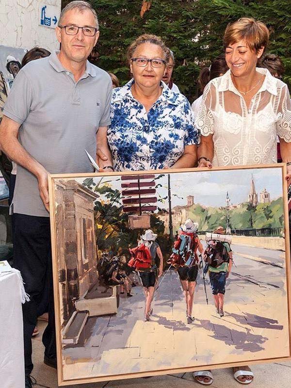 Entrega en Logroño del 1º premio a José Ignacio Casis