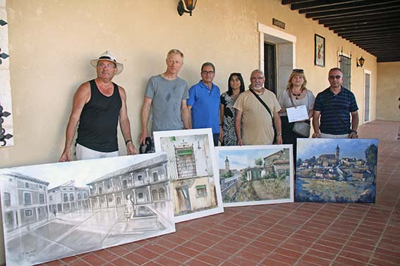 De izquierda a derecha los cuatro artistas premiados