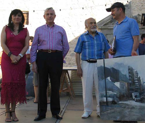 Entrega del 1º premio a Julio Gómez Mena