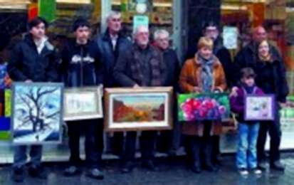 María Rosa Marín Gil, de Pasai Antxo, primera en el XIV Certamen de Pintura de Iztieta