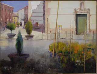 Cuadro ganador en Alguazas - II Concurso de pintura al aire libre Cuadro ganador en Alguazas - II Concurso de pintura al aire libre