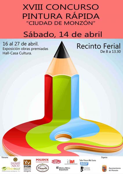 Pulsa para ampliar XVIII Concurso de Pintura Rápida Ciudad de Monzón