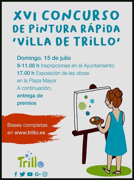 XVI edición del Concurso de Pintura Rápida,Villa de Trillo