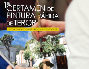 Cartel del 1º Certamen de Pintura Rápida de Teror