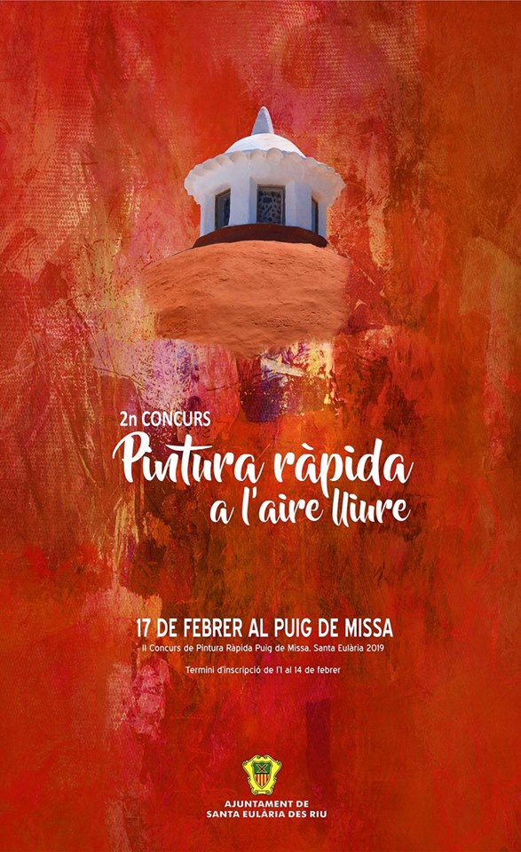 Cartel del II Concurso de Pintura Rápida y al Aire Libre Puig de Missa