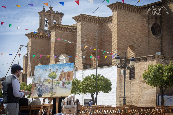 Gran ambiente durante el homenaje del Certamen de Pintura al Aire Libre