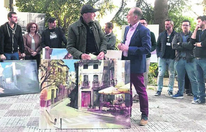 Pulsa para ampliar Entrega el Sr.alcalde el primer premio a Blai Tomás Ibañez
