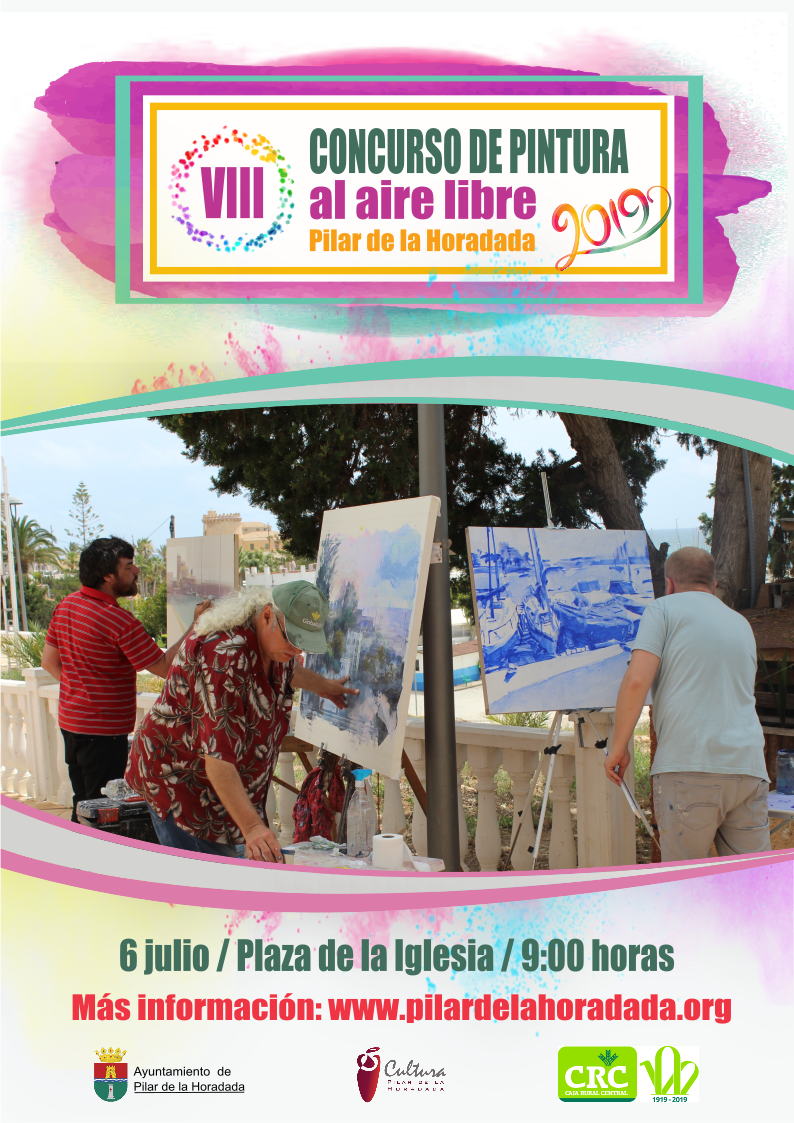 SÁBADO 6 de julio VIII CONCURSO DE PINTURA AL AIRE LIBRE. PILAR DE LA HORADADA - Alicante