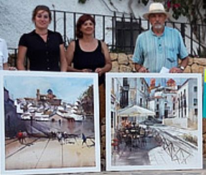 Premiados en el II Concurso de Pintura Rápida de Altea (Alicante) 