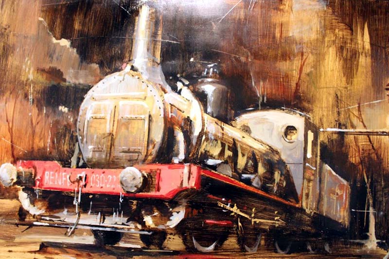 Pulsa para ampliar =La vieja locomotora=