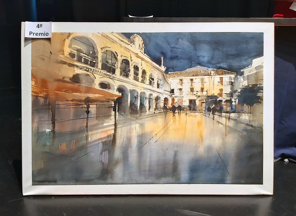 Pulsa para ampliar Adrián Marmolejo Clarhed 4º PREMIO en el XII CERTAMEN DE PINTURA RÁPIDA NOCTURNA VILLA DE SAN CLEMENTE