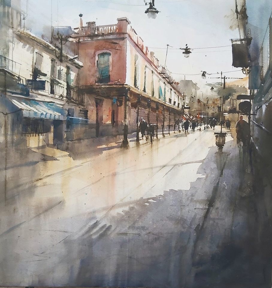 Pulsa para ampliar Adrián Marmolejo Clarhed 2º PREMIO en el XVII CERTAMEN DE PINTURA RÁPIDA TABLAS DE DAIMIEL