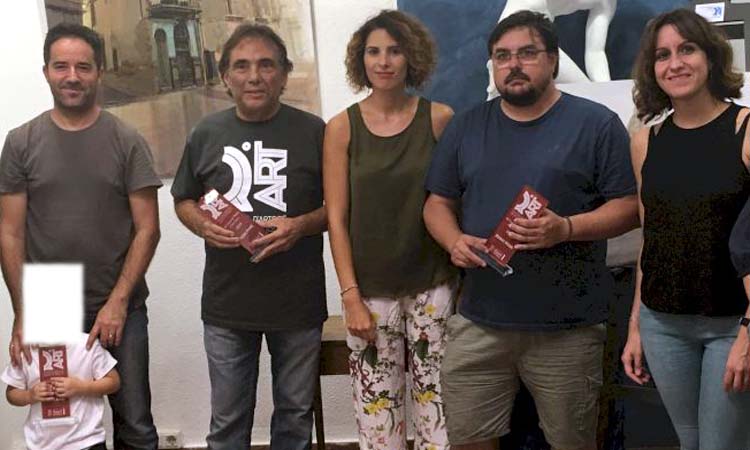 Pulsa para ampliar Los tres premiados en el Concurso de Pintura al Aire Libre