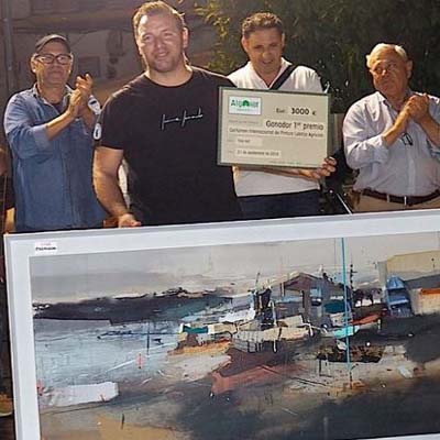 Entrega del primer premio a Jaime Jurado Cordón