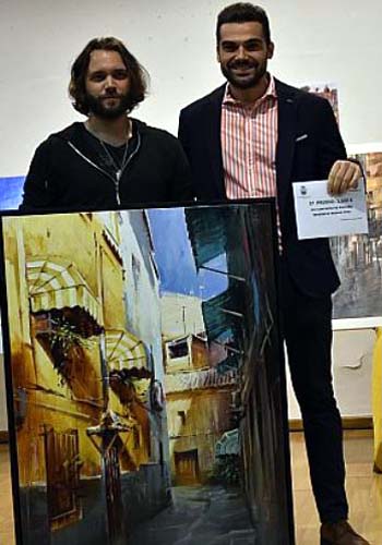 Entrega del 1º premio a Martín Aranda 