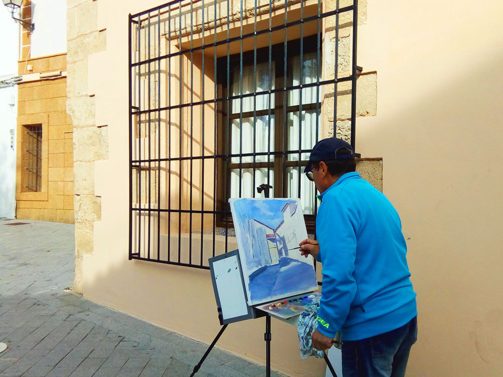 En el centro histórico de Benissa