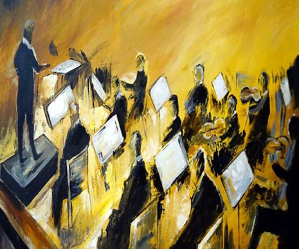 Obra realizada en el Certamen de Pintura Rápida Músico Ziryab 