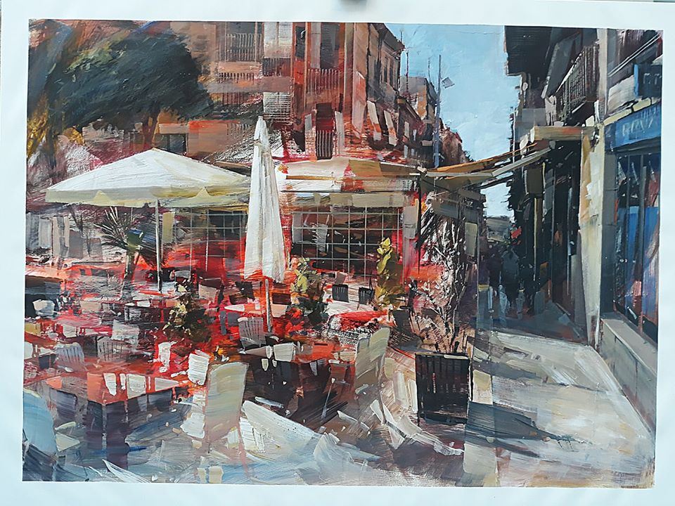 Pulsa para ampliar Sábado 30 de noviembre 2° Premio en el certamen pintura rapida de Santa Pola,