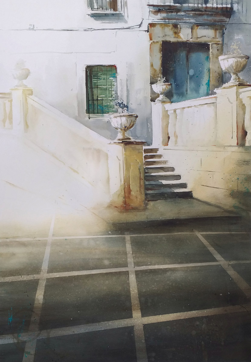 Pulsa para ampliar 1ER PREMIO del I CONCURSO DE PINTURA RÁPIDA CORTES DE LA FRONTERA