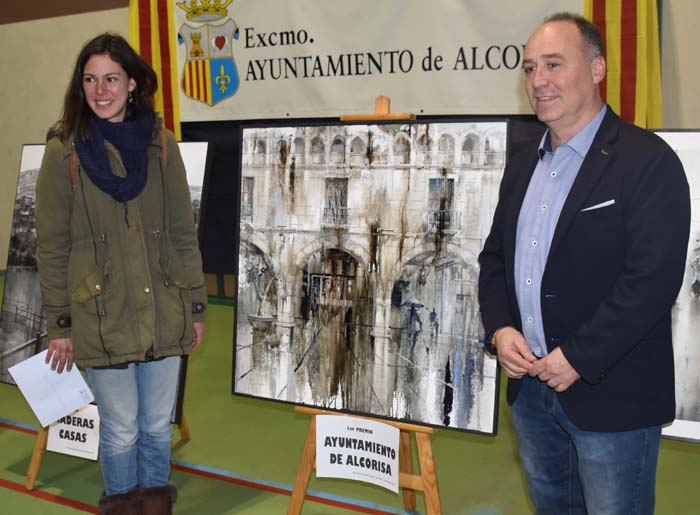 Entrega del 1er premio del Ayuntamiento de Alcorisa: Aida Mauri Crusat 