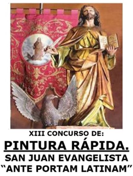 Cartel del XIII Concurso de Pintura Rápida de san Juan Evangelista de Sonseca