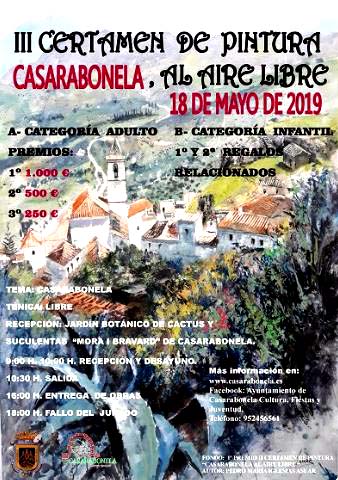 III CERTAMEN DE PINTURA CASARABONELA, AL AIRE LIBRE