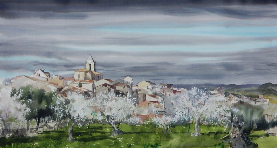 I Concurso de pintura al aire libre Fiesta del Almendro vivo La Fregeneda (Salamanca), sábado 16 de marzo de 2029  1º premio