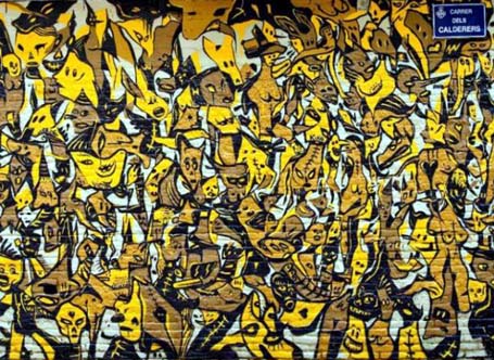 =Stop victim war’s wall=  del artista Fasim 