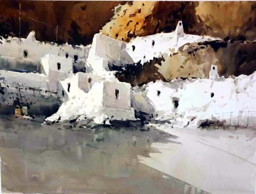 Acuarela: 2º premio Miguel Sampedro Díaz