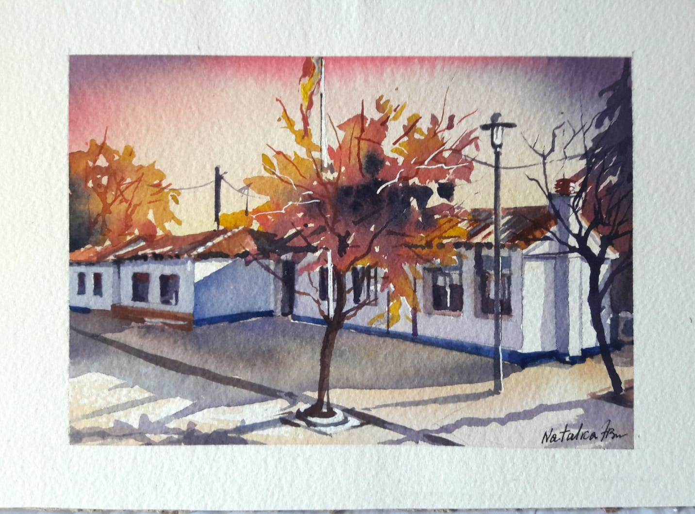 Pulsa para ampliar Natalka Zhylitska. Acuarela. 19x13