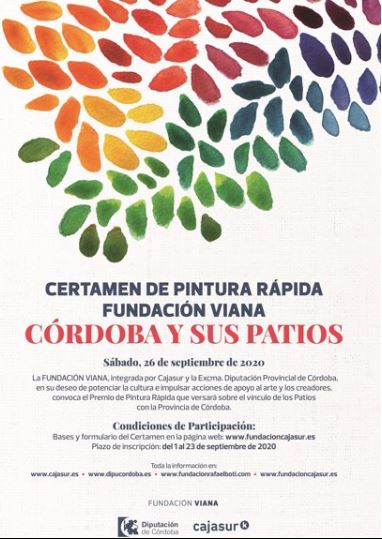 Cartel del Concurso de Pintura Rápida Córdoba y sus patios 