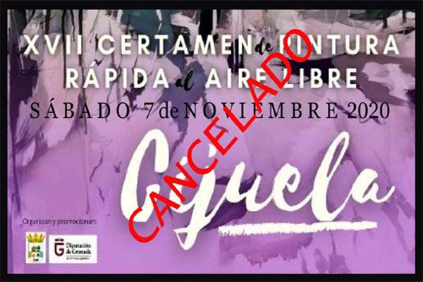 Pulsa para ampliar CARTEL DEL CANCELADO XVII Certamen de Pintura al Aire Libre de Cijuela - Granada