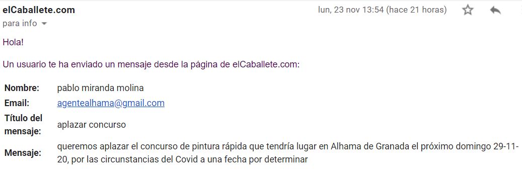 Correo de Pablo Miranda Molina < agentealhama@gmail.com > 