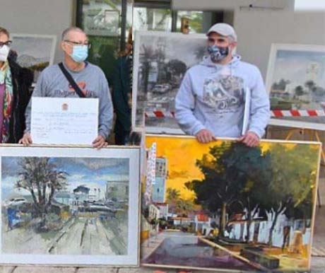 De izquierda a derecha Salvador Ribes 1º premio y Miguel Soro 2º premio