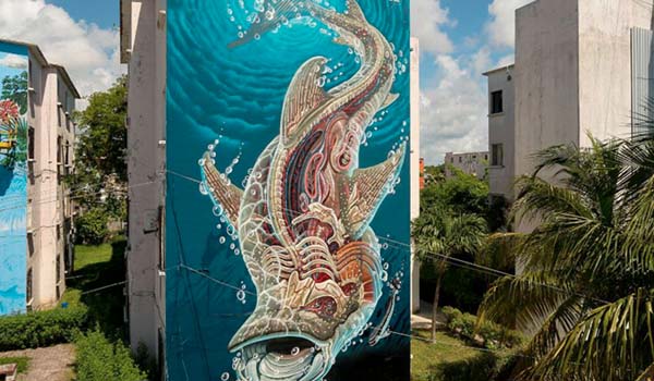Tiburón Traslucido de Nychos (Austria) en los apartamentos Fovissste 