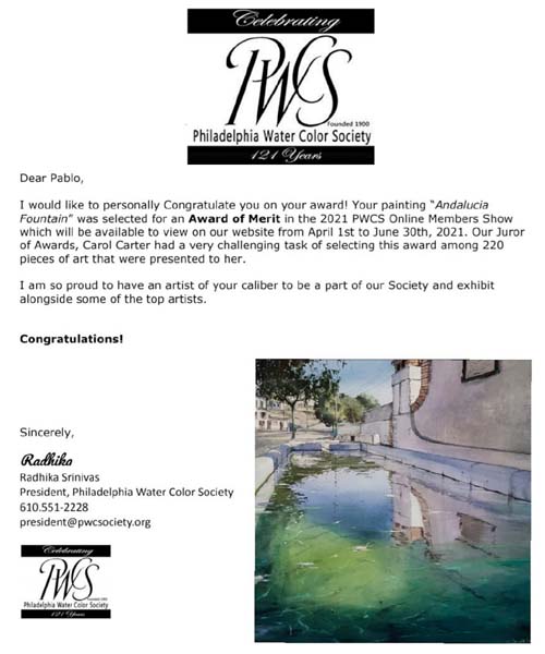 Pulsa para ampliar Premio Award of Merit por Andalucía Fountain