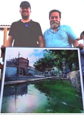 Pablo Rubén López Sanz, Premio AEPE en el VIII Certamen Nacional de Pintura Rápida de Urcela 09/09/2019 